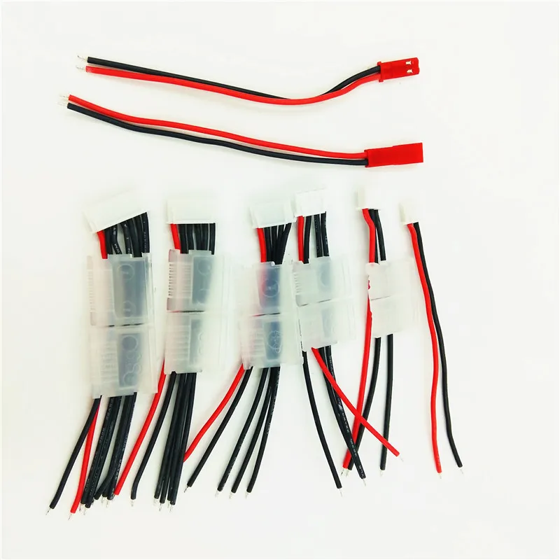 

Lipo Lock Balance Cable 1S 2S 3S 4S 5S 6S Male Female Connector Plug 22Awg 100Mm Jst-Xh Silicone Wire For Imax B6 Battery Charge