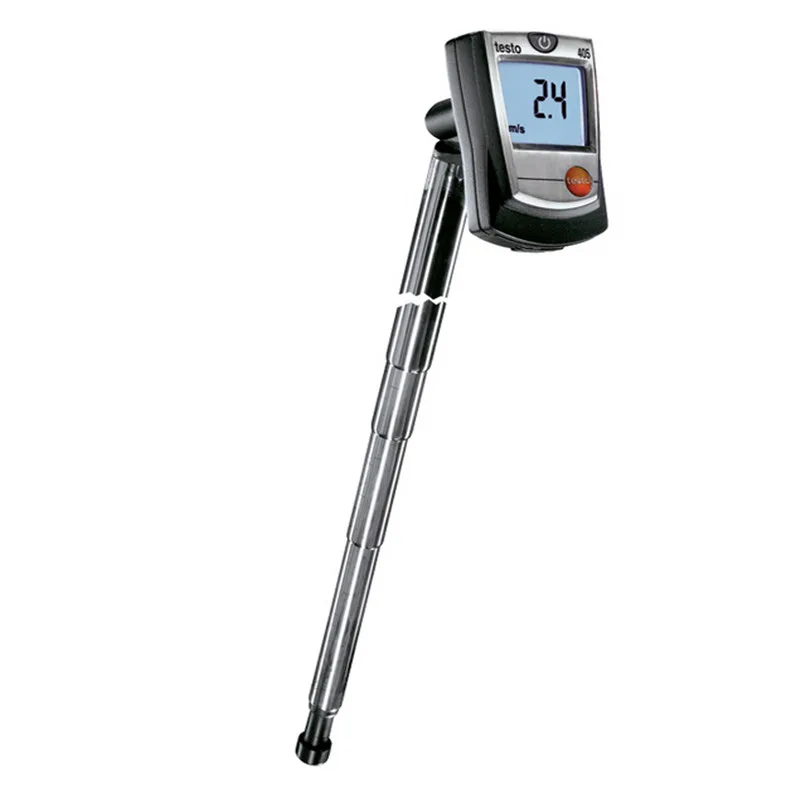 Тепловой Анемометр Testo 405 V1 с держателем для воздуховода тестер расхода воздуха и