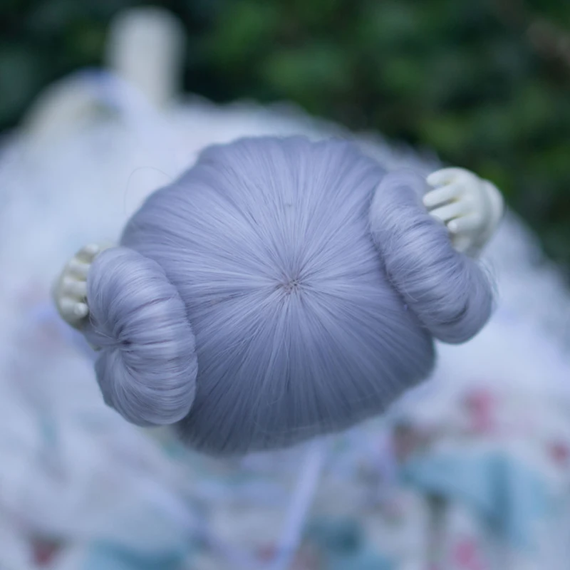 Сделанный на заказ bjd кукольный парик для шарнирной куклы парик для 1/6 bjd куклы длинные прямые двойные цвета парик для sd bjd парик для кукол