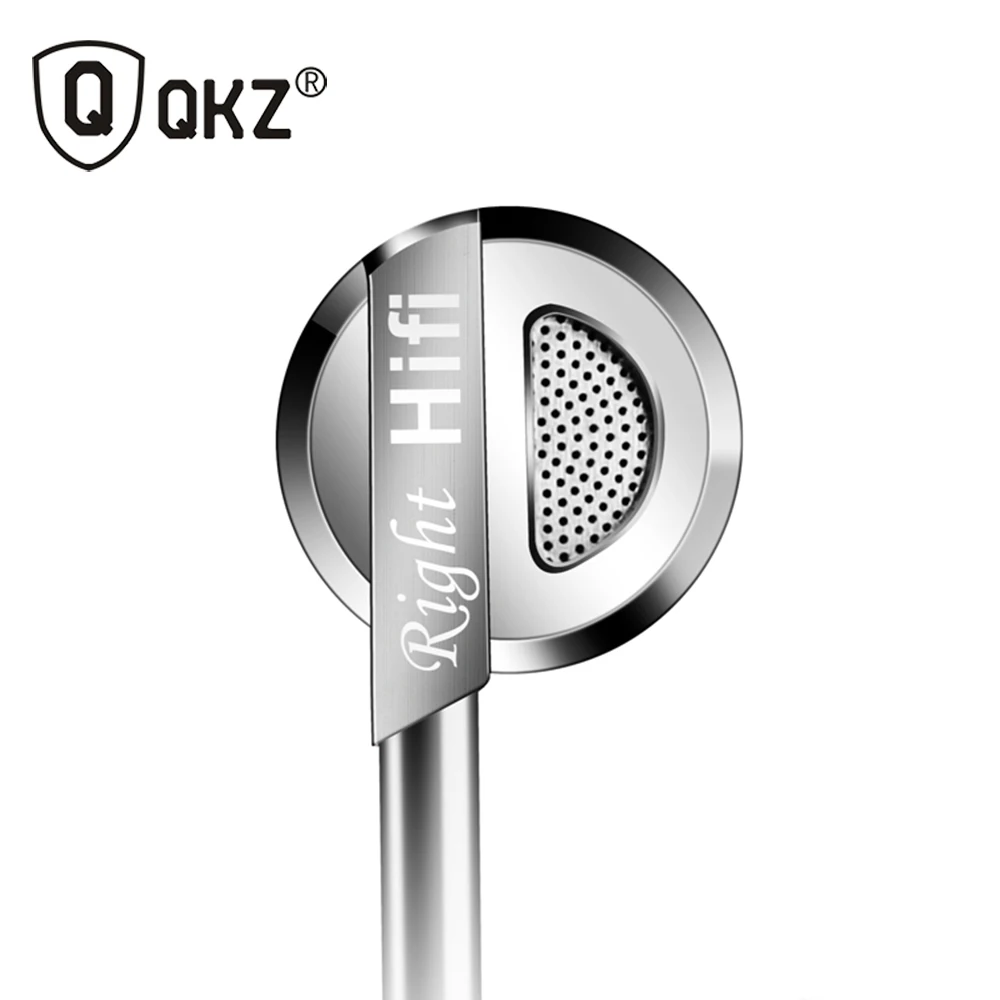Original QKZ DM9 Zinc Alloy HiFi Earphone 3.5mm In-ear auriculares Super Clear Noise Isolating Mic MP3 MP4 fone de ouvido | Электроника