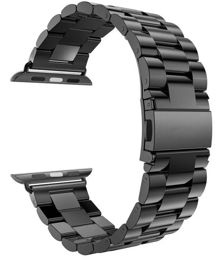 4 Цвет Мода розовое золото Металл сталь смотреть band loop ремешок браслет для Apple watch