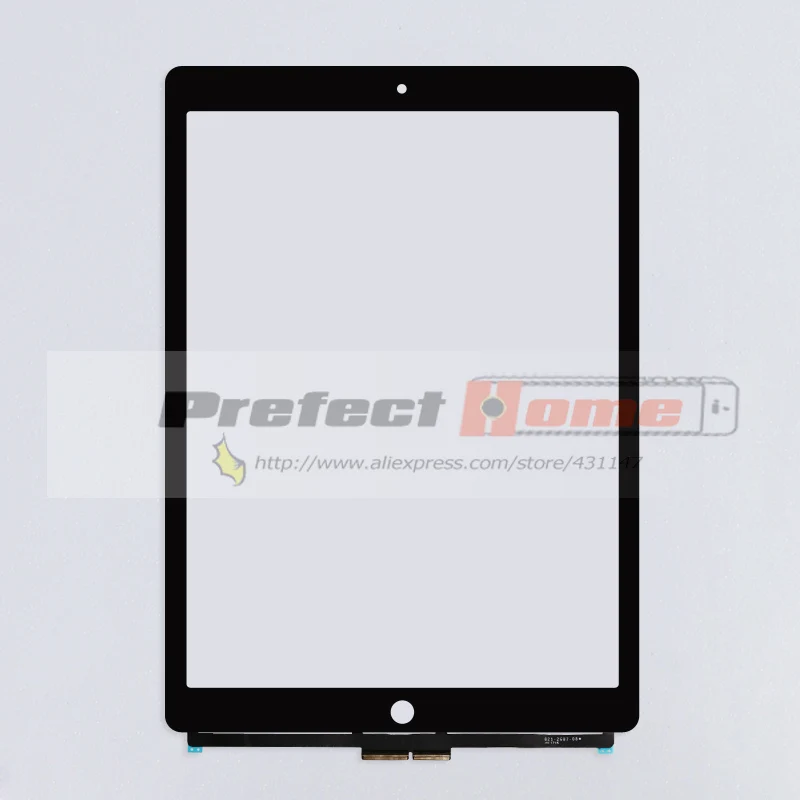 HuaSha New Touch Screen for iPad Pro 12.9 Front Glass Panel Digitizer Replacement A1584 A1652 With Tools