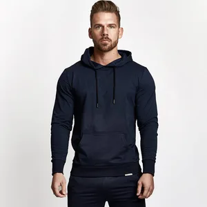 Мужские Брендовые однотонные толстовки с капюшоном, модные повседневные спортивные костюмы, куртки с капюшоном для фитнеса, мужские хлопковые толстовки, спортивная одежда