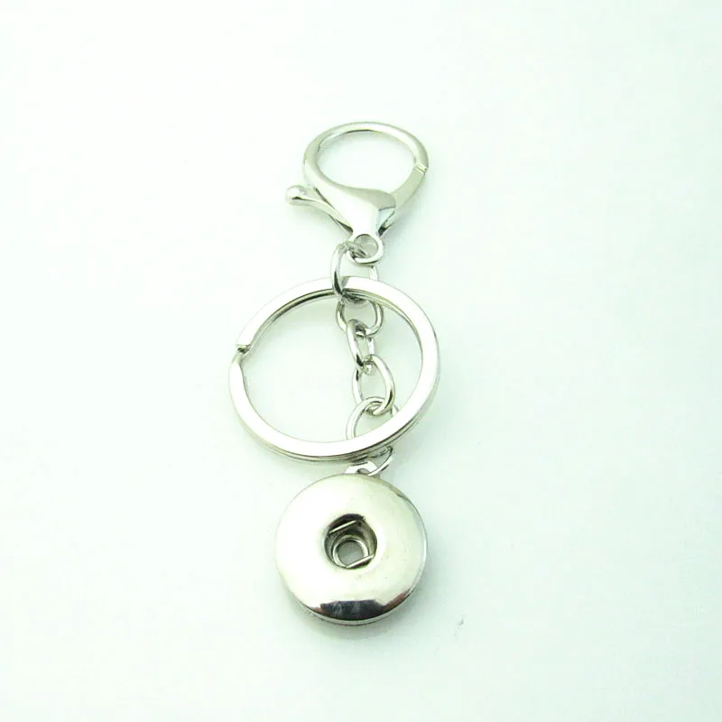 Оптовая продажа смешанный стиль белый K кнопки брелки металлические подходят 18