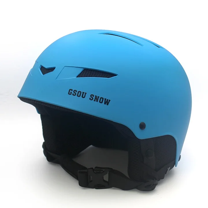 Gsou snow лыжи шлем,шлем горнолыжный,горные лыжи шлем,шлем сноуборд,шлем сноуборд,шлем для сноуборда - Цвет: Синий