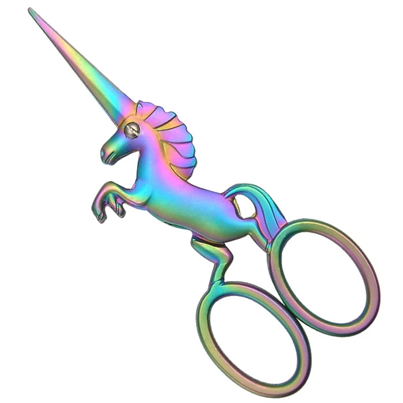 

Retro Vintage Cutting Scissors Unicorn Sewing Tailor Thread Scissors For Trimming Household Stainless Shears Handmade Fabric