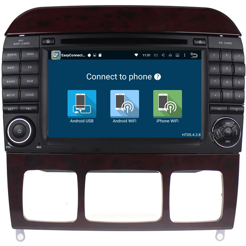 Автомобильный DVD GPS плеер Neu 7 дюймов СБ Navi Android 10 стерео для Mercedes Benz S Class W220 W215 S280 S320