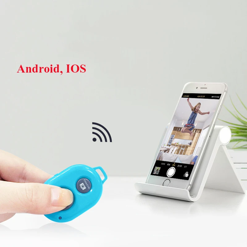 Bluetooth камера для телефона кнопка спуска затвора селфи палка беспроводной пульт
