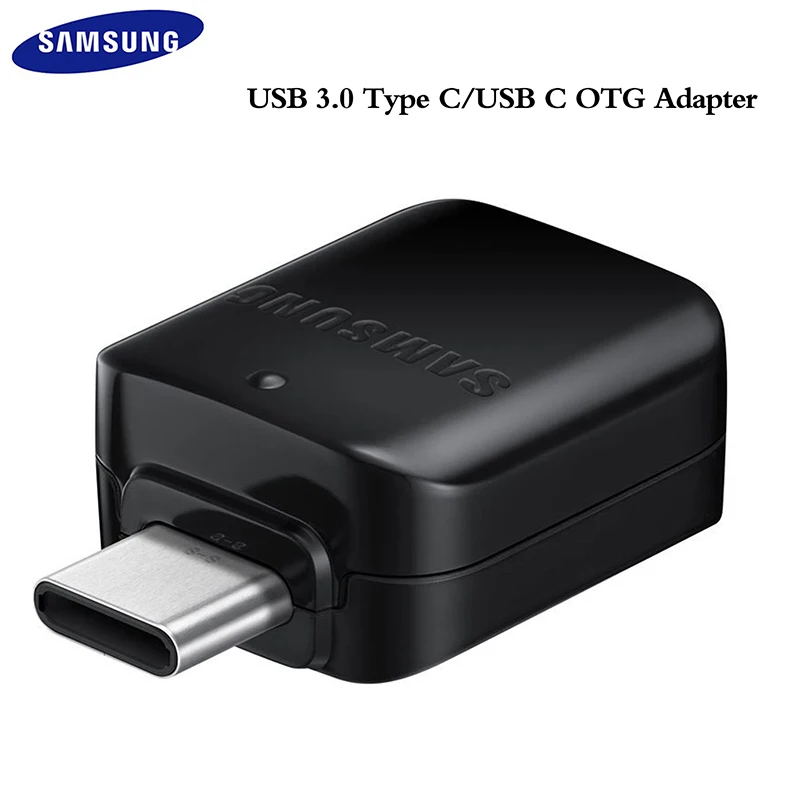 Черный USB 3,0 TYPE C OTG адаптер быстрая передача данных USB C ридер Разъем для samsung Galaxy S8 S9 S10 PLUS S10e NOTE 8 A5 A7 A9 - Цвет: Черный
