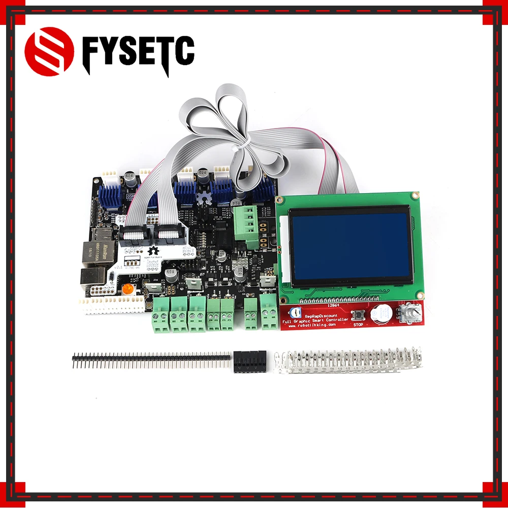 3D-принтеры Smoothieboard 5X 5XC V1.1 32 бит ARM с открытым исходным кодом материнская плата + 12864