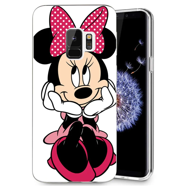 Для Samsung Galaxy S9 S8 Plus J7 J5 J3 S7 edge Note 8 J530F A3 A5 2017 TPU цветной мягкий чехол с рисунком Микки