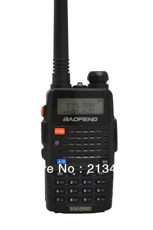 New Arrival UV-5RC 136-174MHz(RX/TX) & UHF400-520MHz(TX/RX) Dual Band 5W/1W 128CH FM 65-108MHz with Free Earphone Two-way Radio