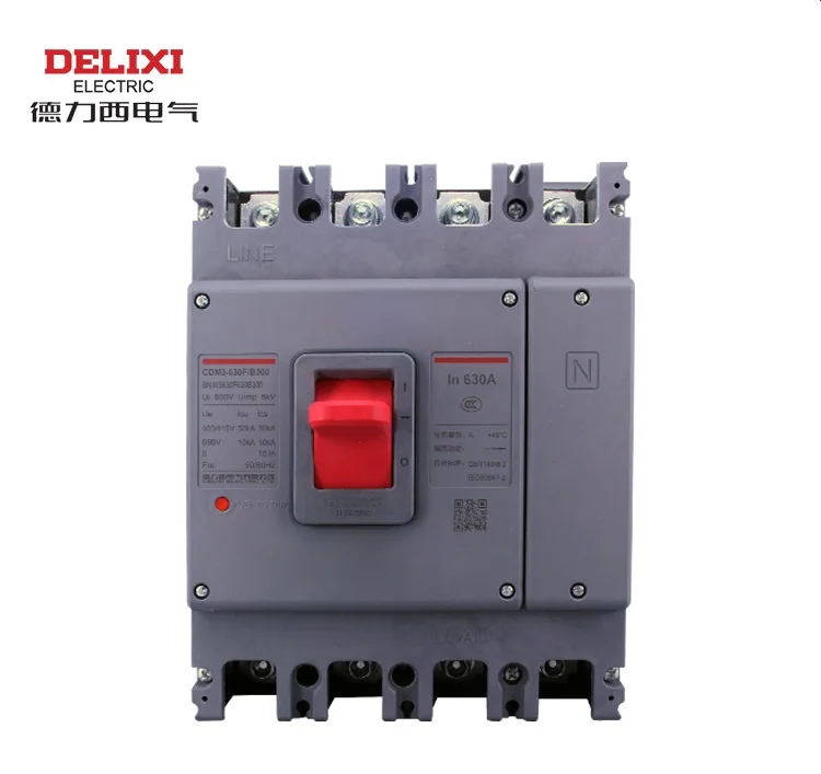

DELIXI CDM1/CDM3 4P 315A 400A 500A 630A Air switch, circuit breaker