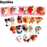 new 25 differs dogs silicone mould fondant mold chocolate gumpastechocolate sugarcraft tools cake decorating tools c340