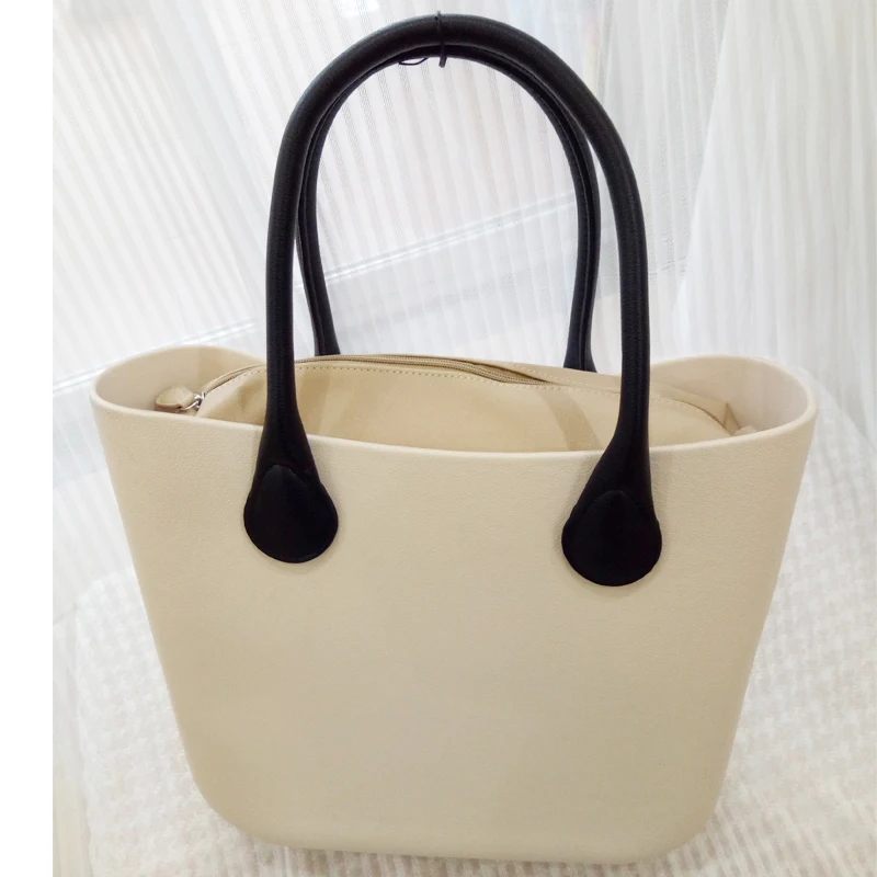 Женская сумка ведро черная силиконовая Классическая летняя 42 см|bolsa designer|women bucket