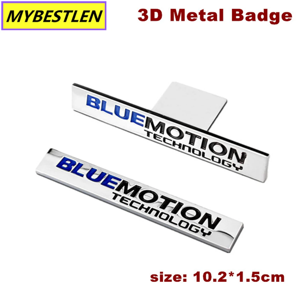 3D Хром технология Bluemotion эмблема значок автомобильные наклейки для Фольксваген