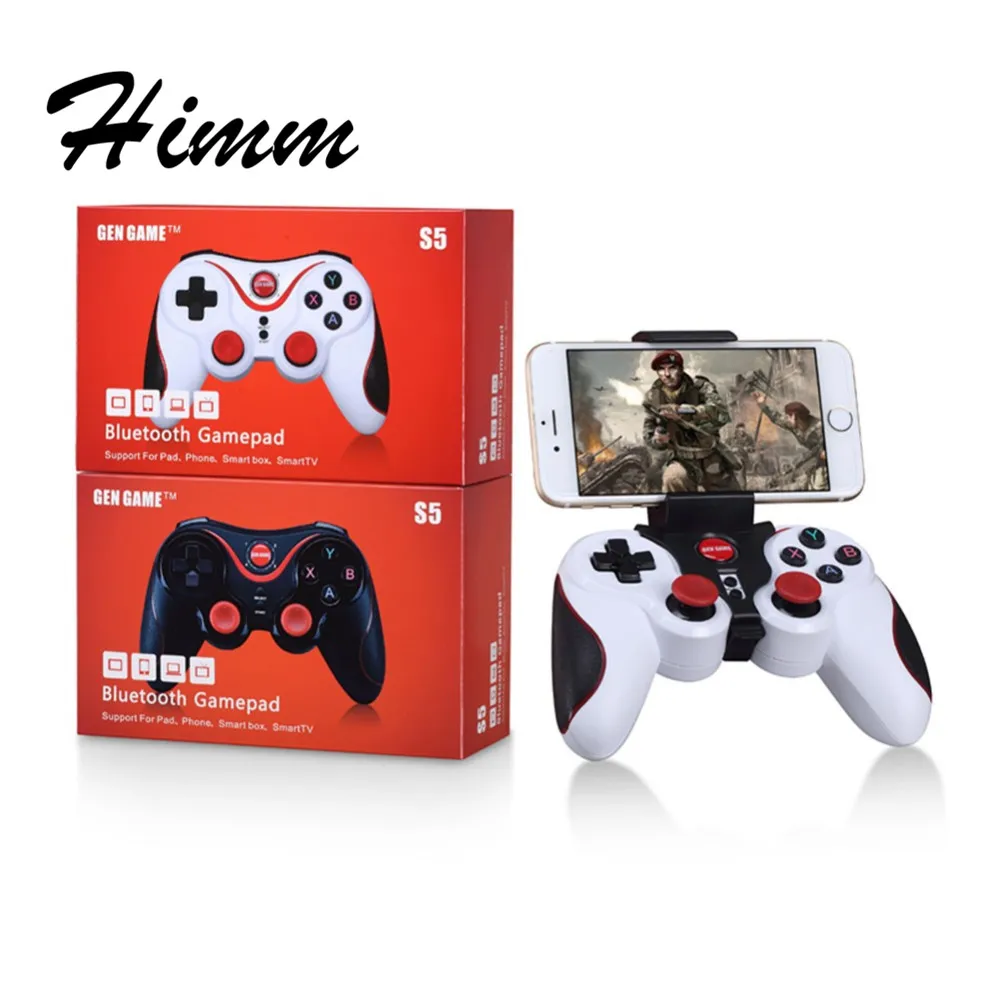 GEN GAME S5 Wireless 3.0 Bluetooth Gamepad Remote Control Joystick PC Game Controller With Holder | Электроника