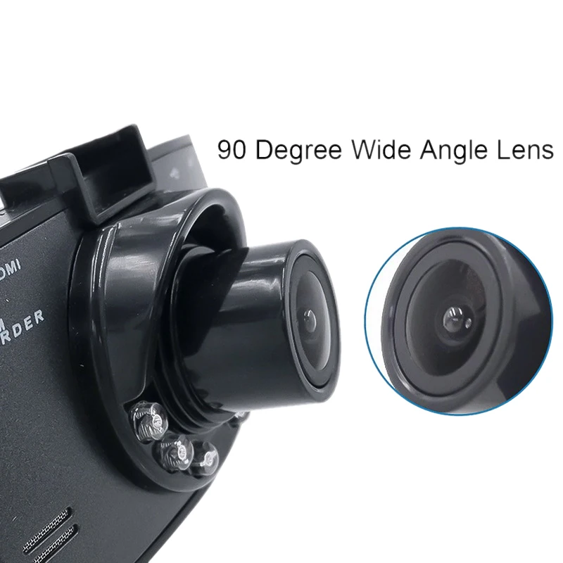 2 дюймовый автомобильный Hd 1080P видеорегистратор с широкоугольным объективом 90