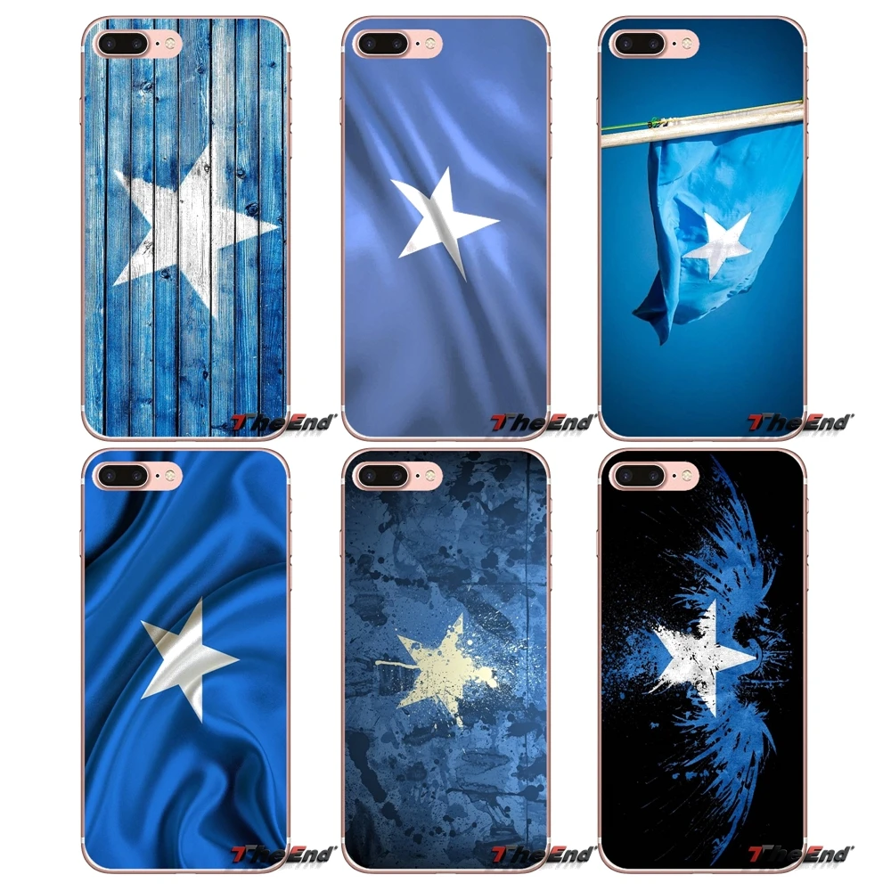 Мягкий ТПУ чехол для Sony Xperia Z Z1 Z2 Z3 Z5 compact M2 M4 M5 E3 T3 XA Aqua LG G4 G5 G3 G2 Mini Somalia national Banner Flag|tpu