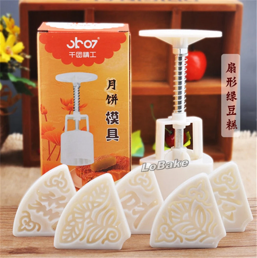 Новые поступления 1 Плунжер + 5 штампов с китайскими словами lv dou gao форма