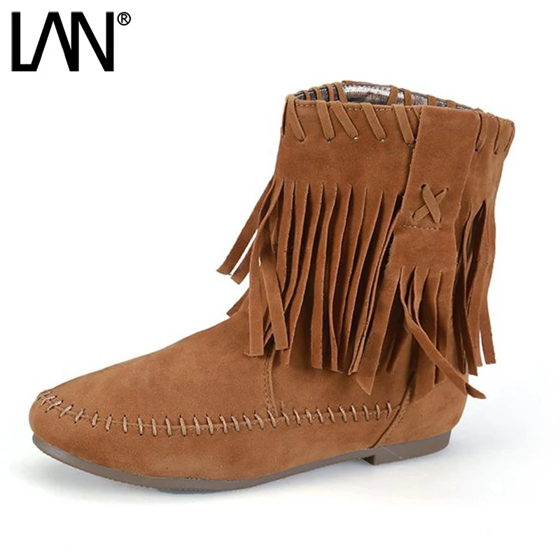 Женские ботинки мартинсы с бахромой Прямая поставка новинка 2018 внутренние