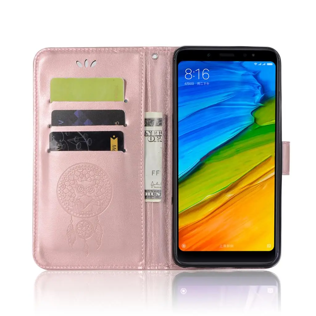 360 Full Protection For Xiaomi Redmi Note 5 6 Pro 5A Case PU Leather Silicon Wallet Flip for xiaomi A1 A2 With Lanyard | Мобильные