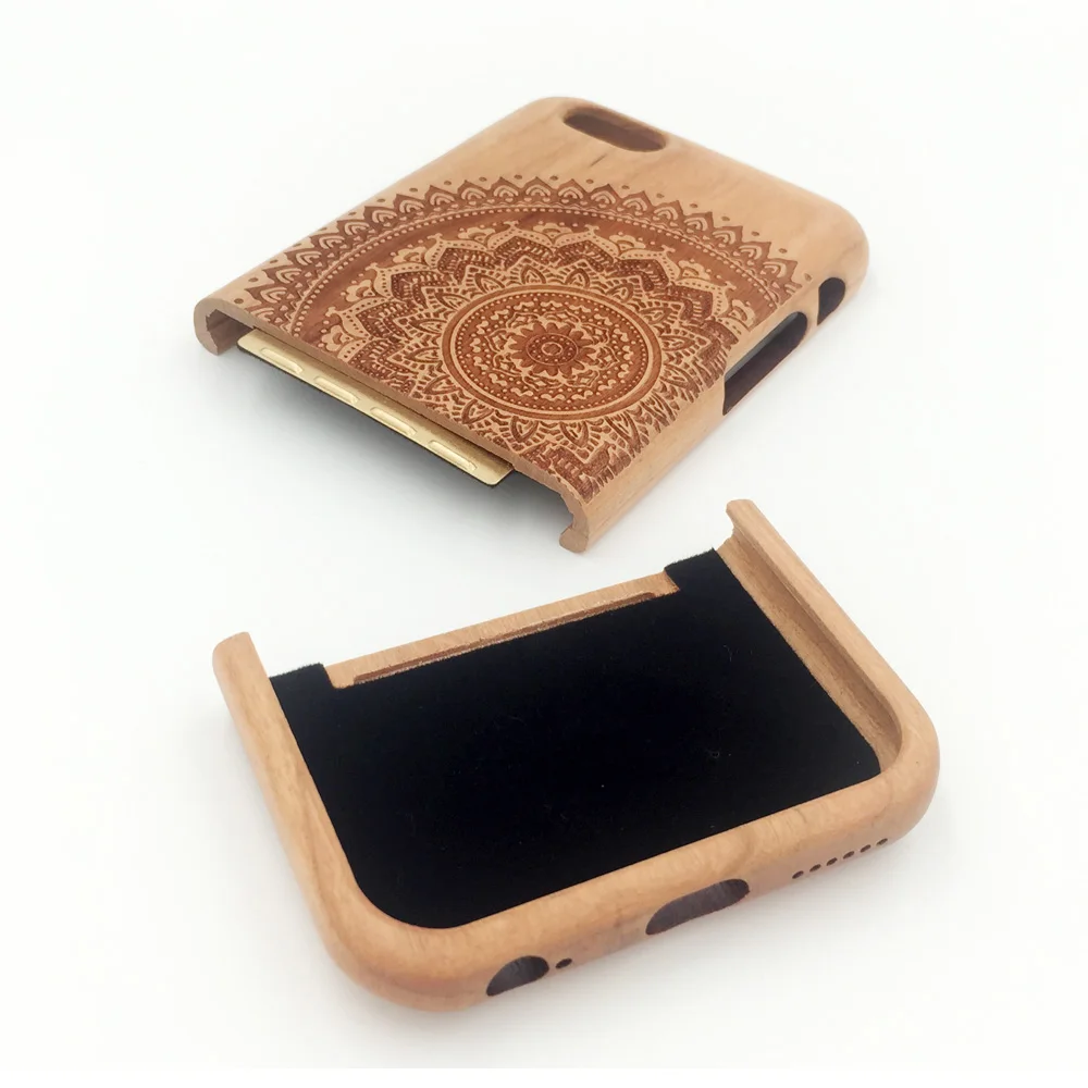 Natural Wood Case Cover for iPhone 6s Plus Luxury Phone 6 Apple Hard Back 6Plus |