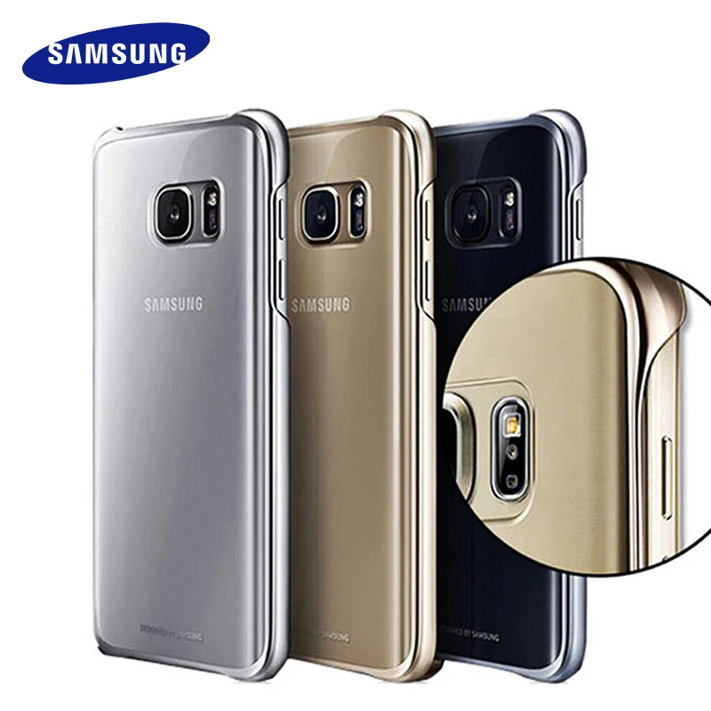 100% Оригинальный чехол для Samsung S7 S6 Edge прозрачный защитный Ультратонкий samsung s7