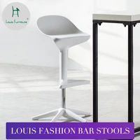 louis fashion bar stools nordic spoon lifting backrest high legged bar front desk modern simple european revolving bar