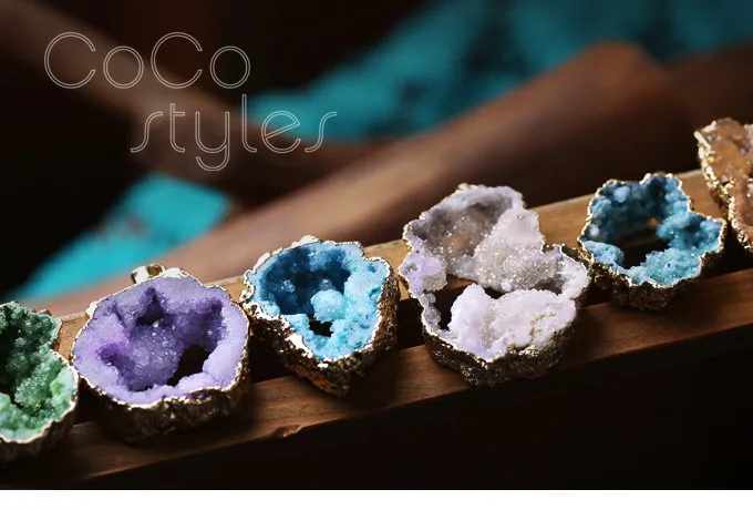 Cocostyles художественный Уникальный Красочный Кристальный кулон подарок Для