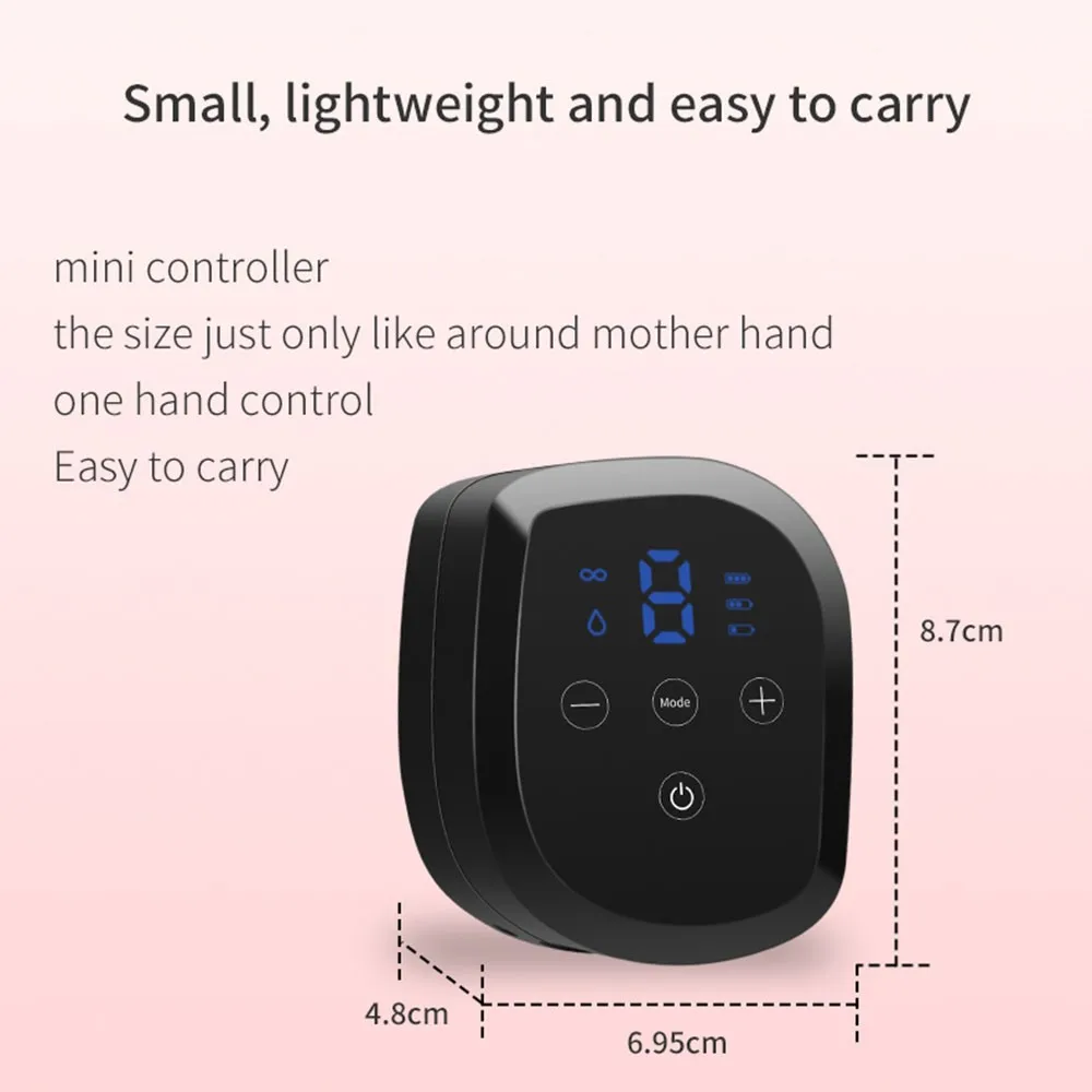 CMbear Электрический молокоотсос с ЖК-дисплеем, удобный USB мощный молокоотсос для грудного вскармливания