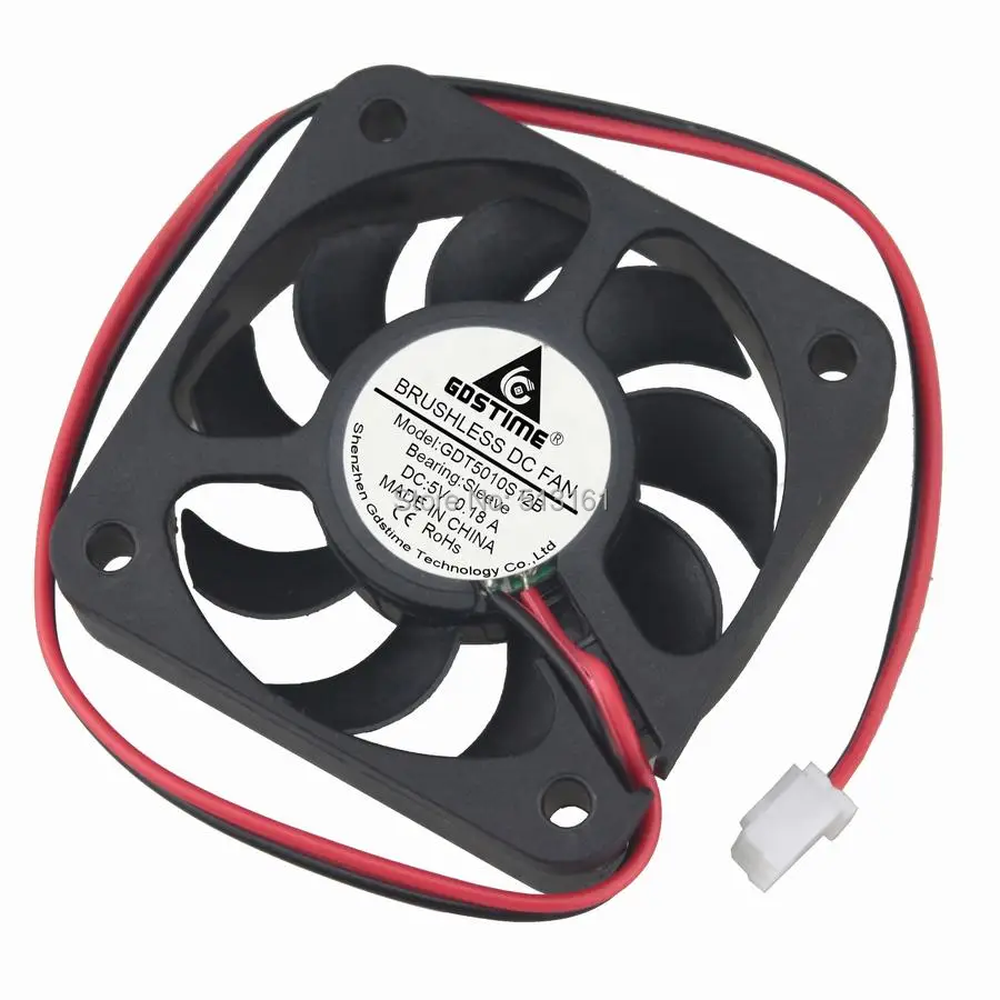 2 шт./лот Gdstime Superb 5010S 5V 9 лопастей 50 мм 5 см бесщеточный вентилятор 50mmX50mmX12mm |