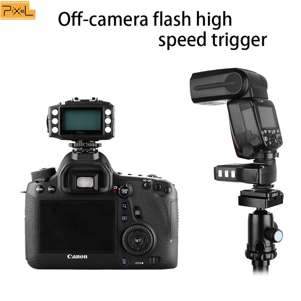 Pixel King Pro для Canon Беспроводная TTL вспышка триггера Высокоскоростная синхронизация
