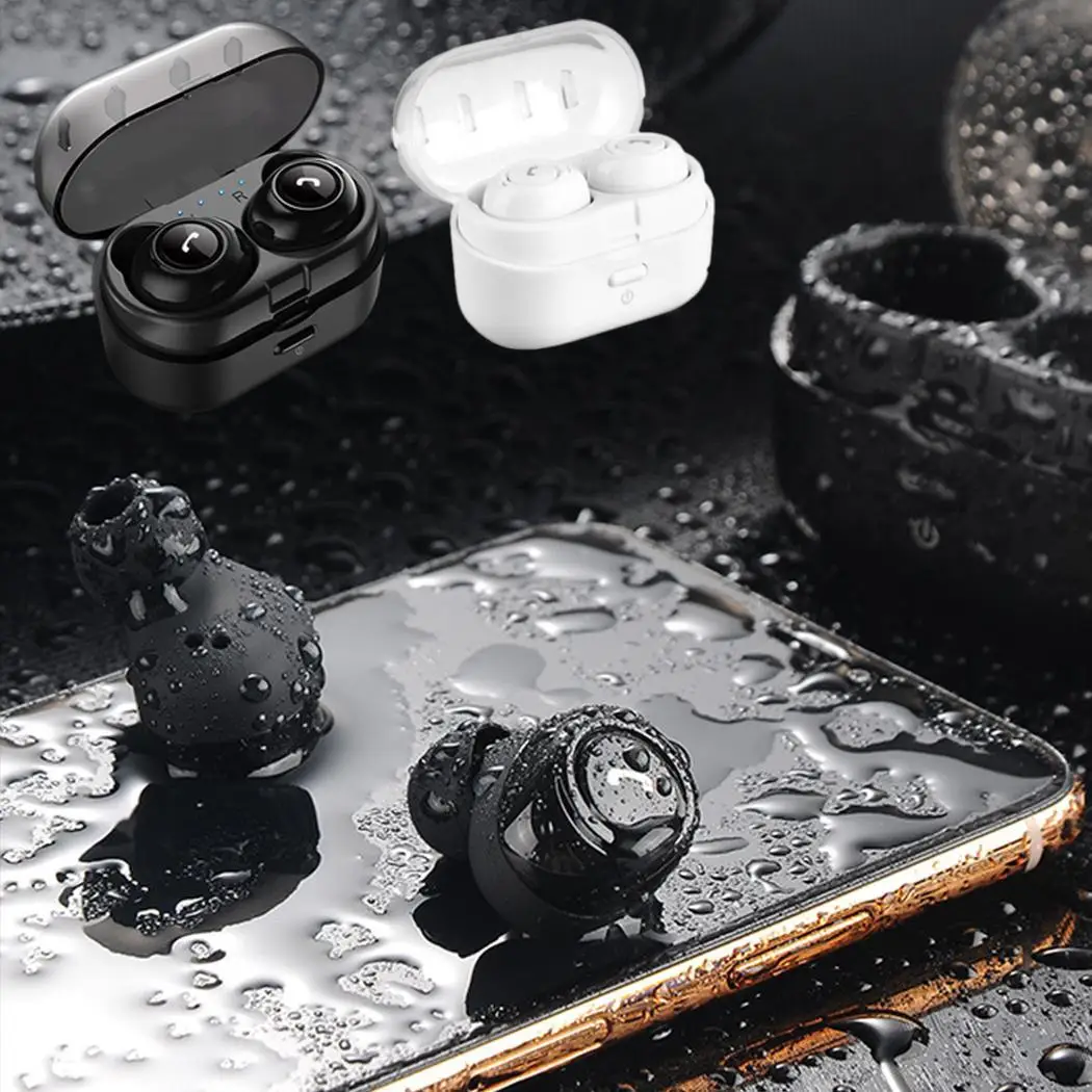 Battery Compartment Stereo Mini Binaural Invisible Power Display Support Music Call Function Wireless Headset | Электроника