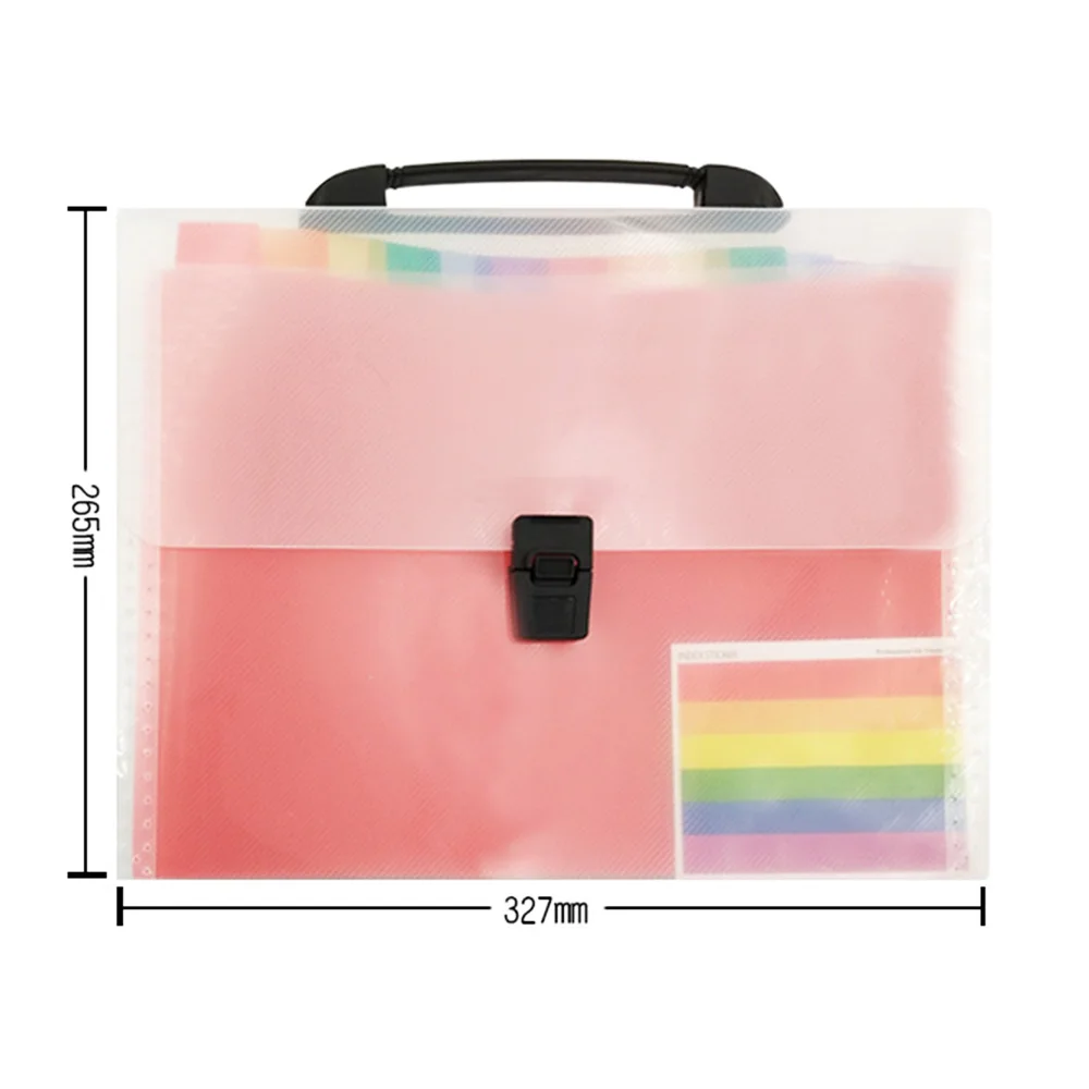 

12/13/24 Layer Document Bag Business Expanding File Folders Filing Product Rainbow Accordion A4 Classification Test Papers Tool