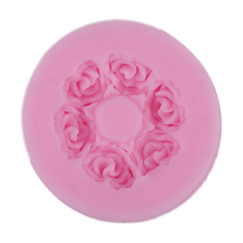 3D цветок рельефная силиконовая форма рельефные конфеты шоколадная глина