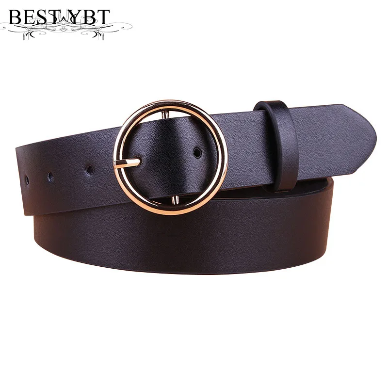 

Лучший YBT женский ремень, модные продажи, круглый ремень с пряжкой из сплава, повседневный простой женский ковбойский ремень, украшение для ...