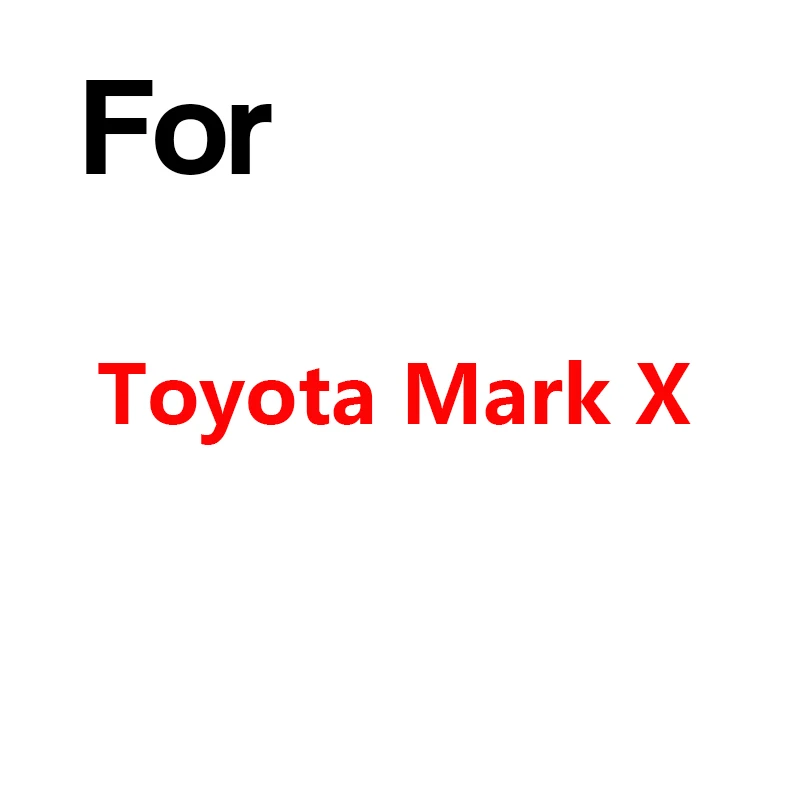 For Toyota Mark X Buildreamen2 чехол для автомобиля Защита от солнца, дождя, снега водонепроницаемый чехол подходит для Toyota Crown Camry Land Cruiser Avensis Mark X Fortuner - Название цвета: For Toyota Mark X