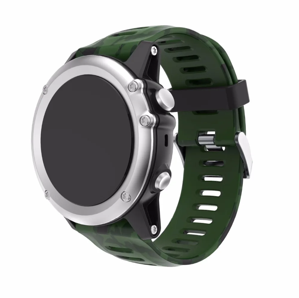 Newest Silicone Watchband Strap for Garmin Fenix 5X/Fenix 6X/Fenix 7X Watch Band 26mm Wrist Fenix7x 3 3HR Bracelet | Электроника