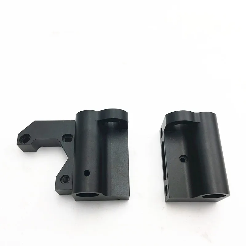 Funssor 1 комплект Prusa i3 MK2/MK3 черный анодированный алюминий X Мотор/X холостой Комплект Металл двигатель/концевое колесо