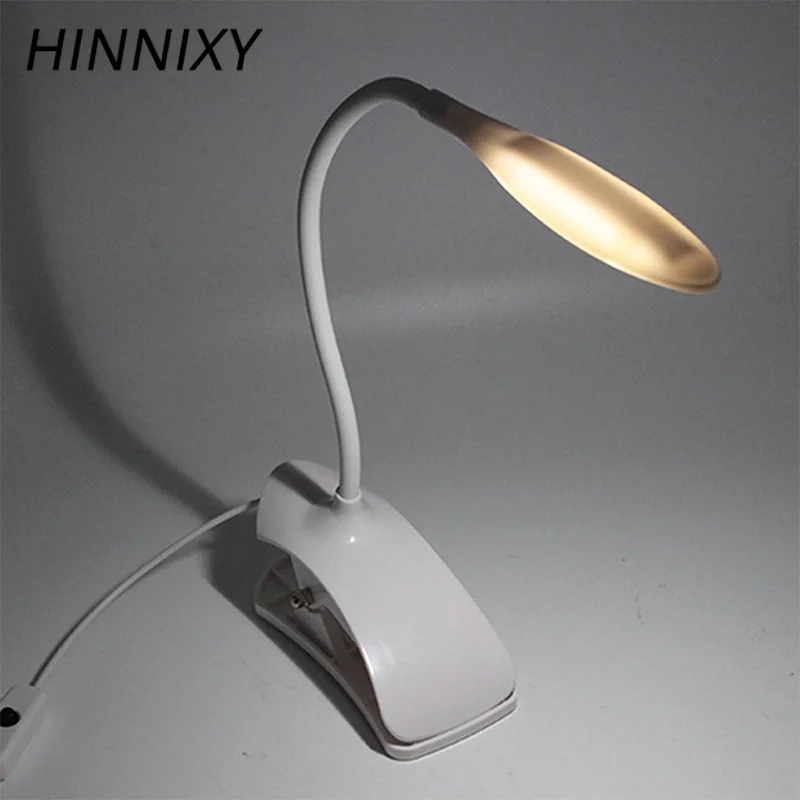 Hinnixy Светодиодная настольная лампа с сенсорным выключателем белая