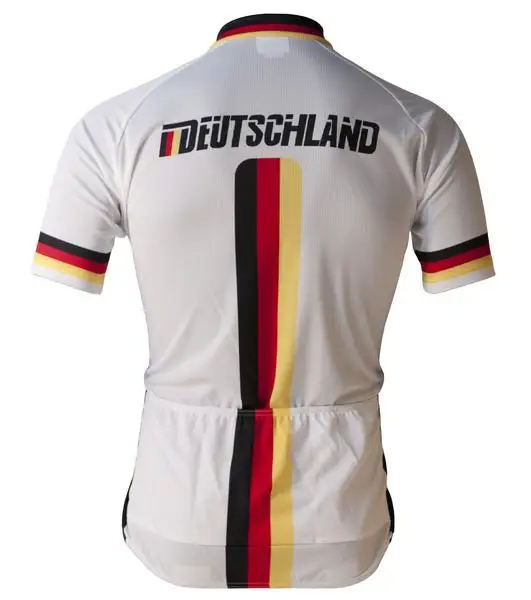 2016-2017 Германия Deutschland сборной только с коротким рукавом ROPA CICLISMO Велоспорт Джерси
