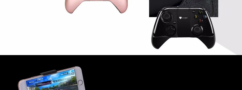 Mygt беспроводной пульт управления Bluetooth Gameing геймпад джойстик для смартфонов на платформе Android и ПК с Windows PS3 Очки виртуальной реальности VR ТВ коробка