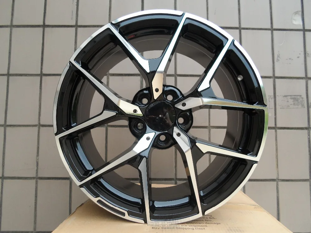 18 &quotчерный MACHIEN лицо колеса Диски Подходит BENZ E430 E420 E200 SL350 SL600 W838 | Автомобили и