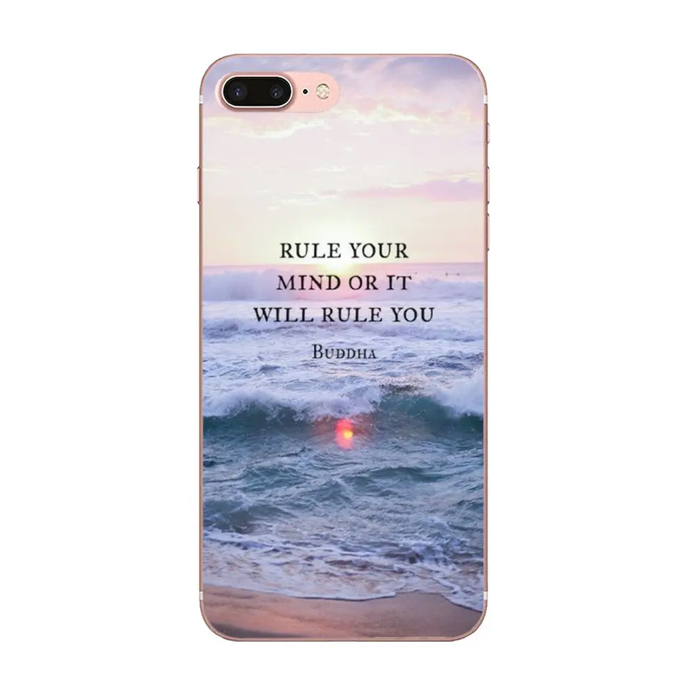 Для Apple iPhone 4 4S 5 5C 5S SE 6 6S 7 8 Plus X XS Max XR мягкие чехлы из ТПУ будда|Бамперы| |