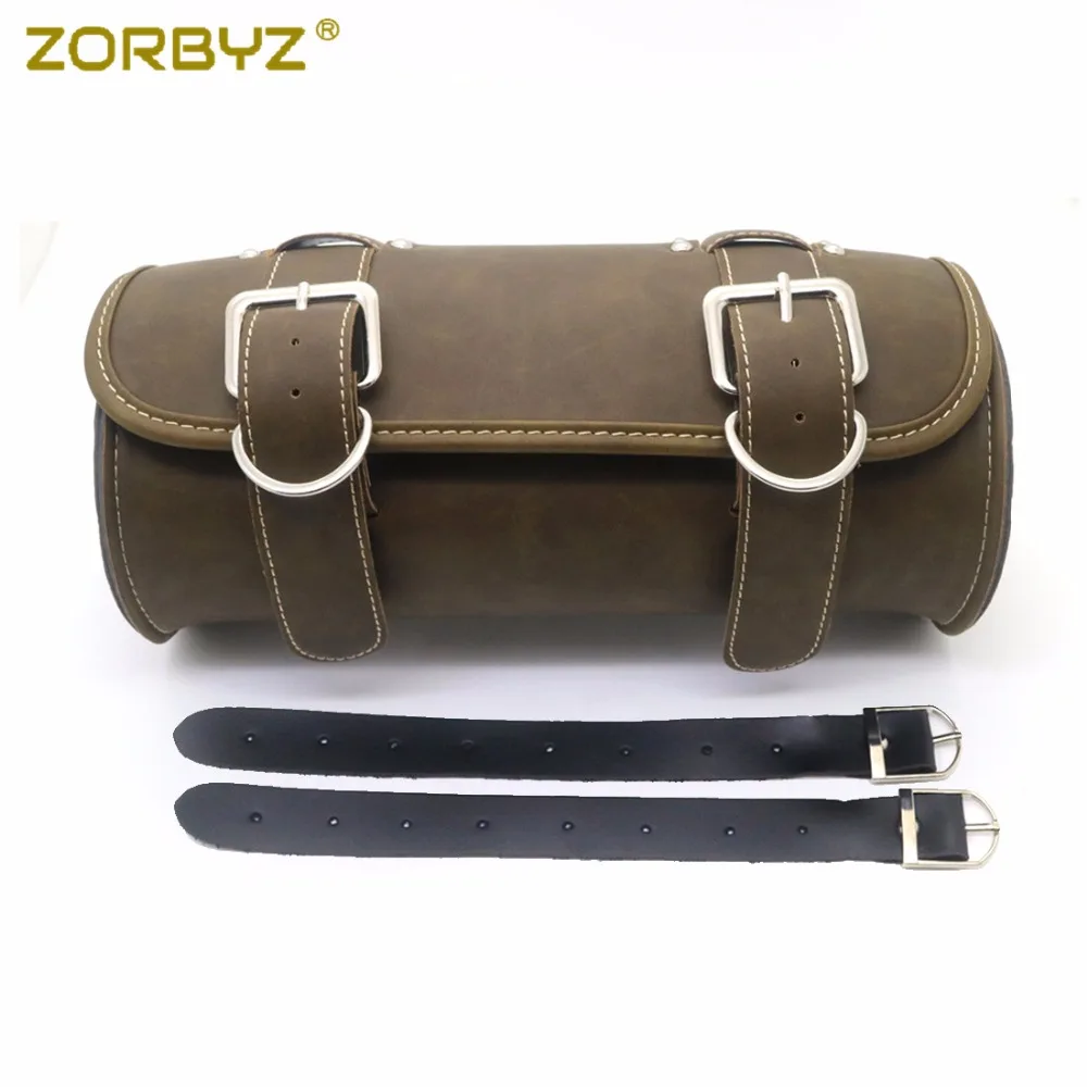 Седельная сумка ZORBYZ для мотоцикла универсальная из искусственной кожи