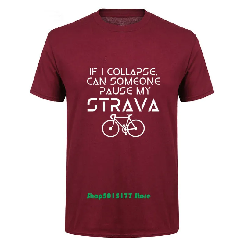 Новинка If i collapse can Who pause my strava повседневные мужские футболки с принтом модная