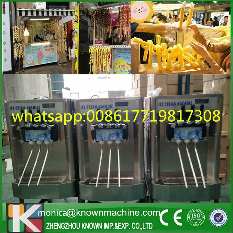 Тип таблицы костыль стиль Мороженое делая машину с 28 кг/ч Емкость|ice cream making machine|ice