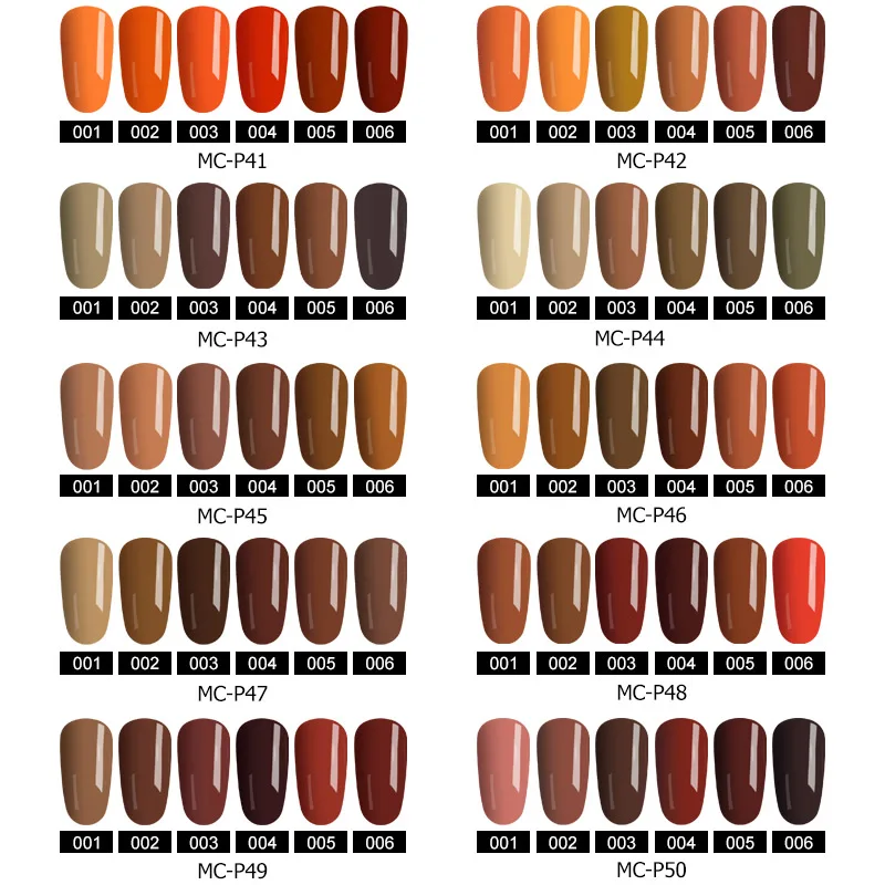 

MIZHSE 6PCS/Set Manicure Set Nail Gel Polish Kits 7ML UV Soak off Nails Art Gel Nail Polish Lak Semi Permanent Vernis Top Coat