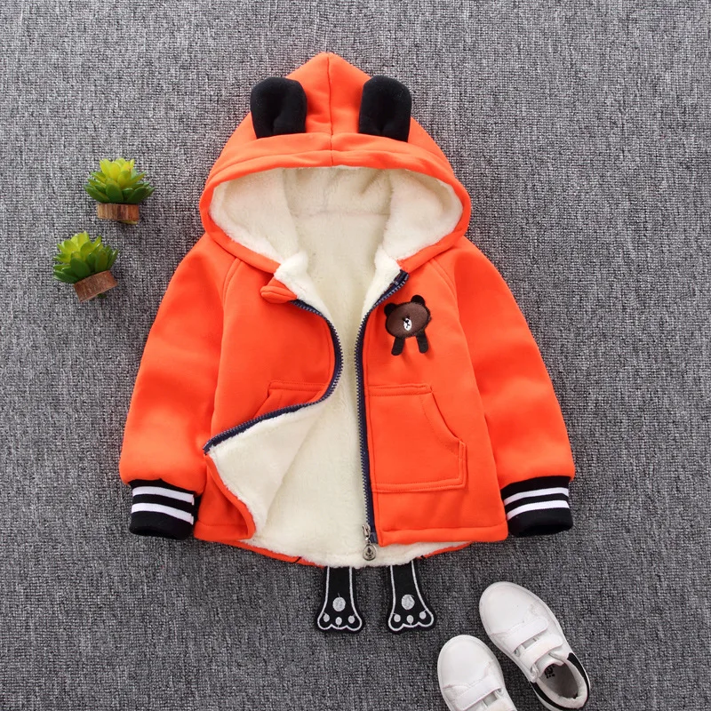 Infant Kids Boys Topwear Jackets Clothing Children Outerweat Jacket Coat Winter Baby Thick Woolen Tops | Детская одежда и обувь